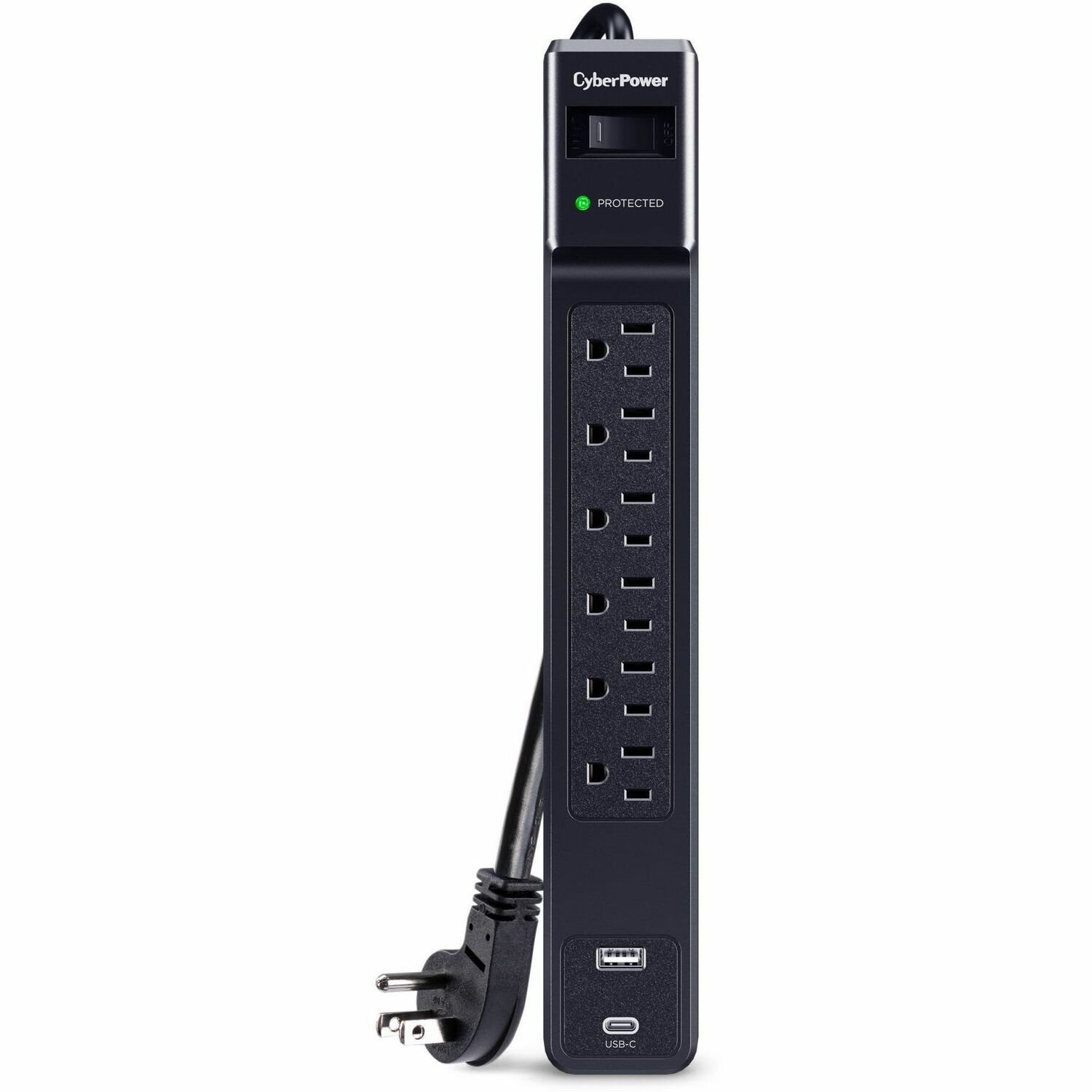 CyberPower CSP604UC Home Office Surge Protector with 1500 J Surge Suppression
