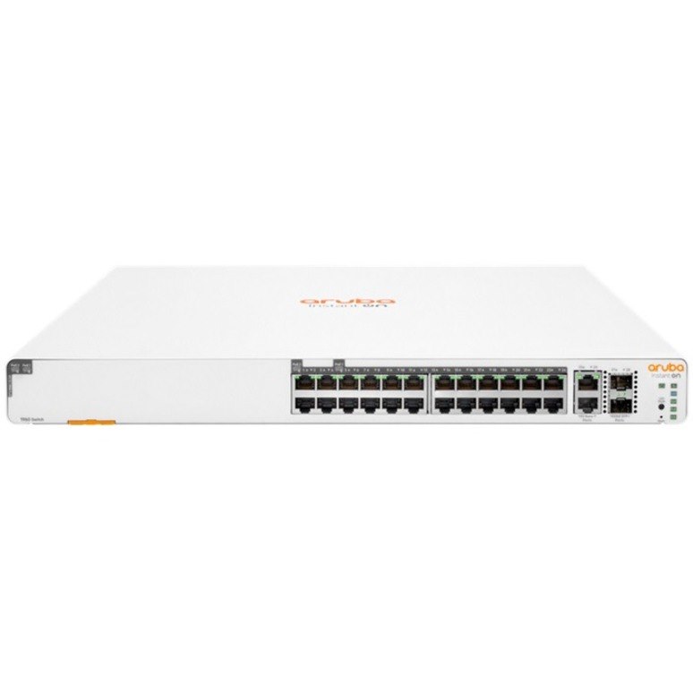 HPE Instant On 1960 26 Ports Manageable Ethernet Switch - 10 Gigabit Ethernet, Gigabit Ethernet - 10GBase-T, 10GBase-X, 10/100/1000Base-T