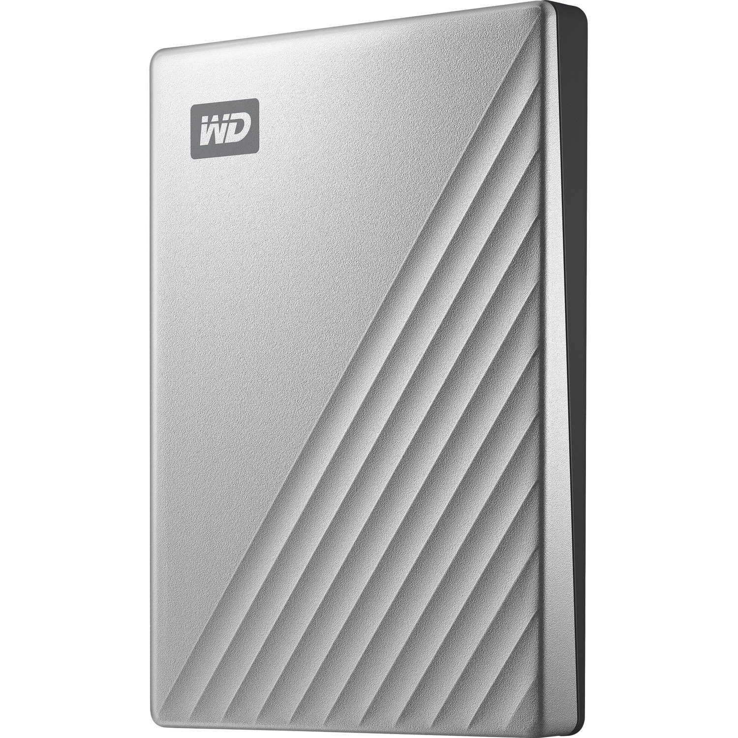 WD My Passport Ultra WDBKYJ0020BSL 2 TB Portable Hard Drive - External - Silver