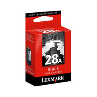 Lexmark No. 28A Original Inkjet Ink Cartridge - Black - 1 Pack
