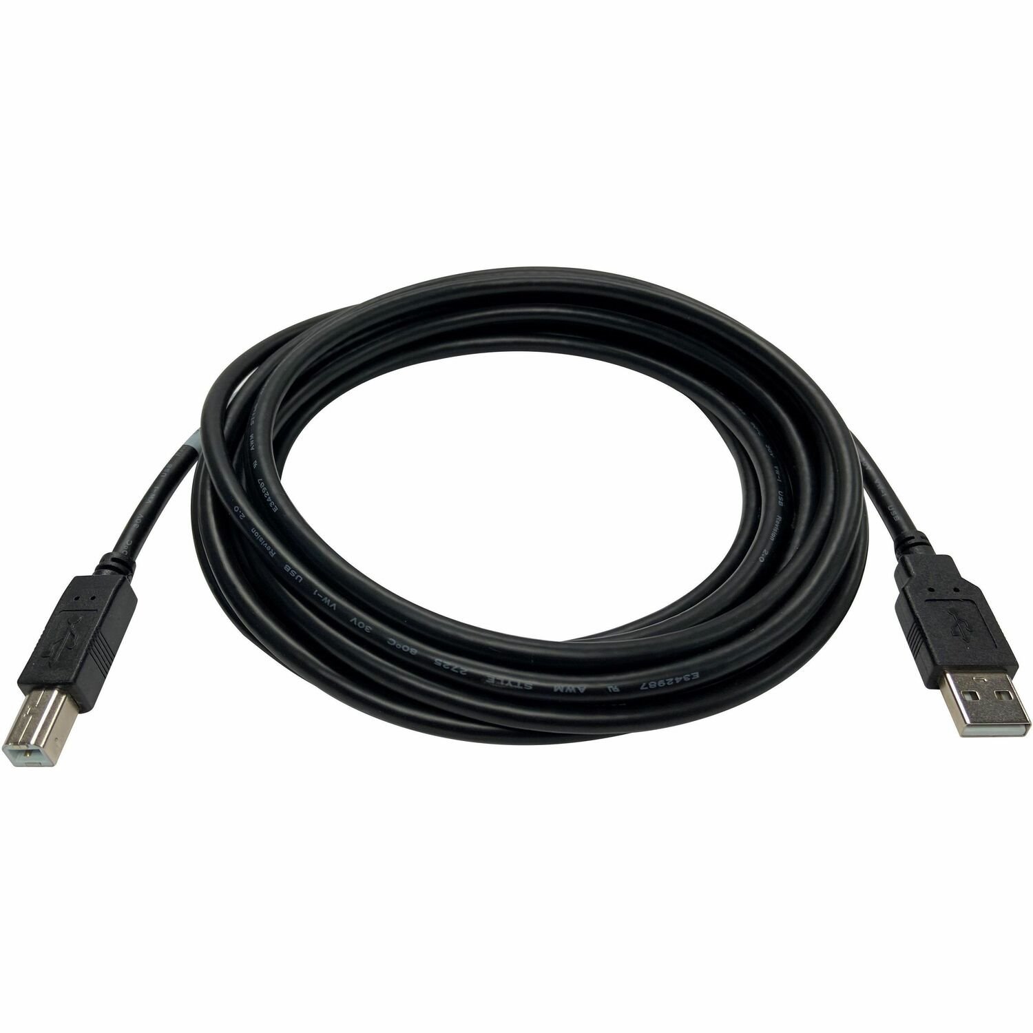 Black Box USB 2.0 Cable - Type-A to Type-B, Male/Male, Black
