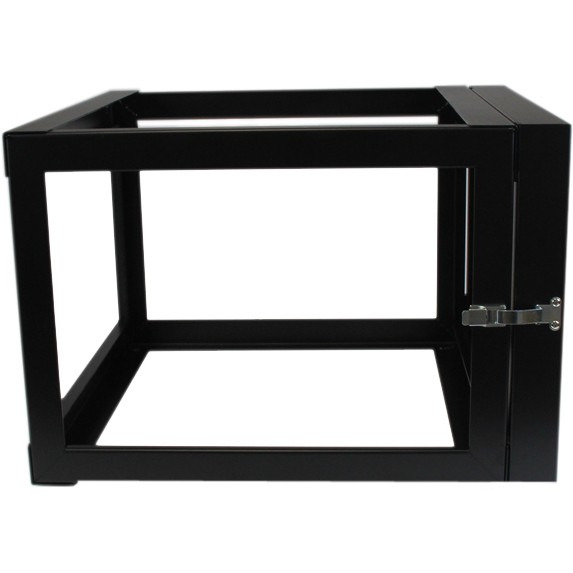 StarTech.com 4-Post 6U Hinged Wall-Mount Network Rack, 19" Open Frame Server Rack, Wall Mount Data Rack for IT Computer Equipment, TAA~