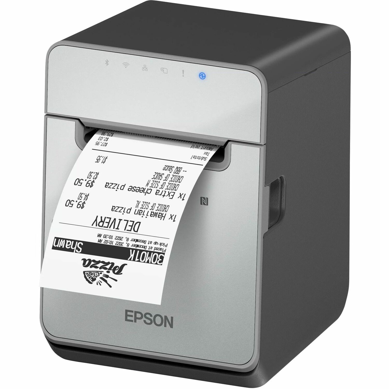 Epson TM-L100 (111A0) Thermisch direct printer - Monochroom - Kwitantie - Gigabit Ethernet - USB - USB-host - Bluetooth - UK - With Snij-inrichting - Zwart