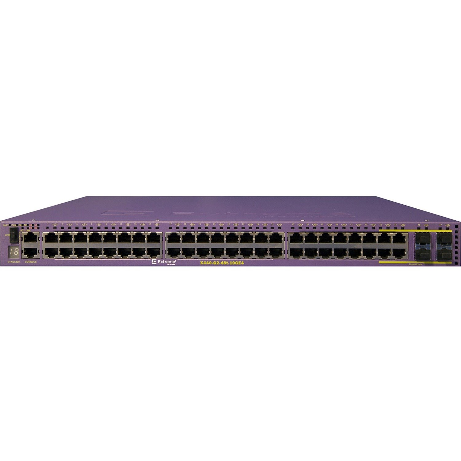 Extreme Networks Summit X440-G2 X440-G2-48t-10GE4 48 Ports Manageable Ethernet Switch - Gigabit Ethernet - 10/100/1000Base-T