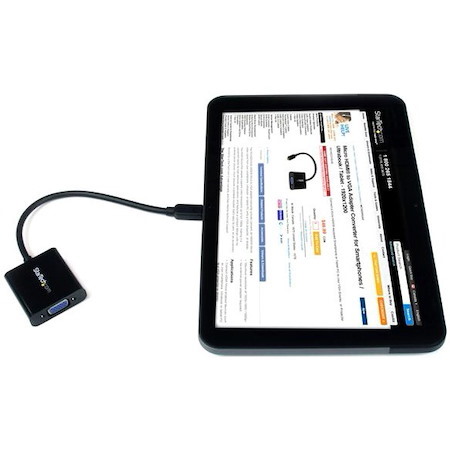 StarTech.com Micro HDMI® to VGA Adapter Converter for Smartphones / Ultrabook / Tablet - 1920x1080