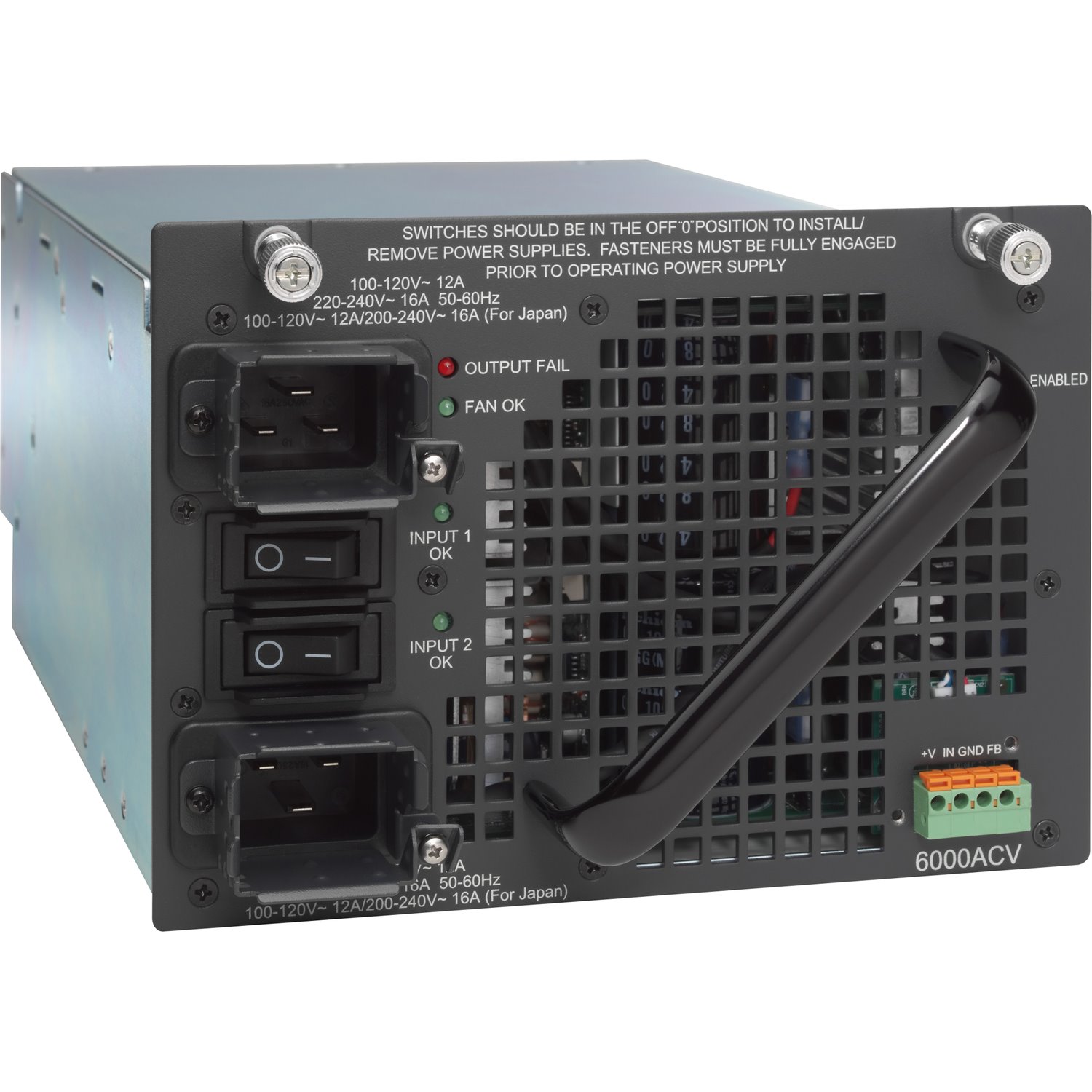 Cisco Catalyst 4500 6000 WAC Power Supply (PoE)