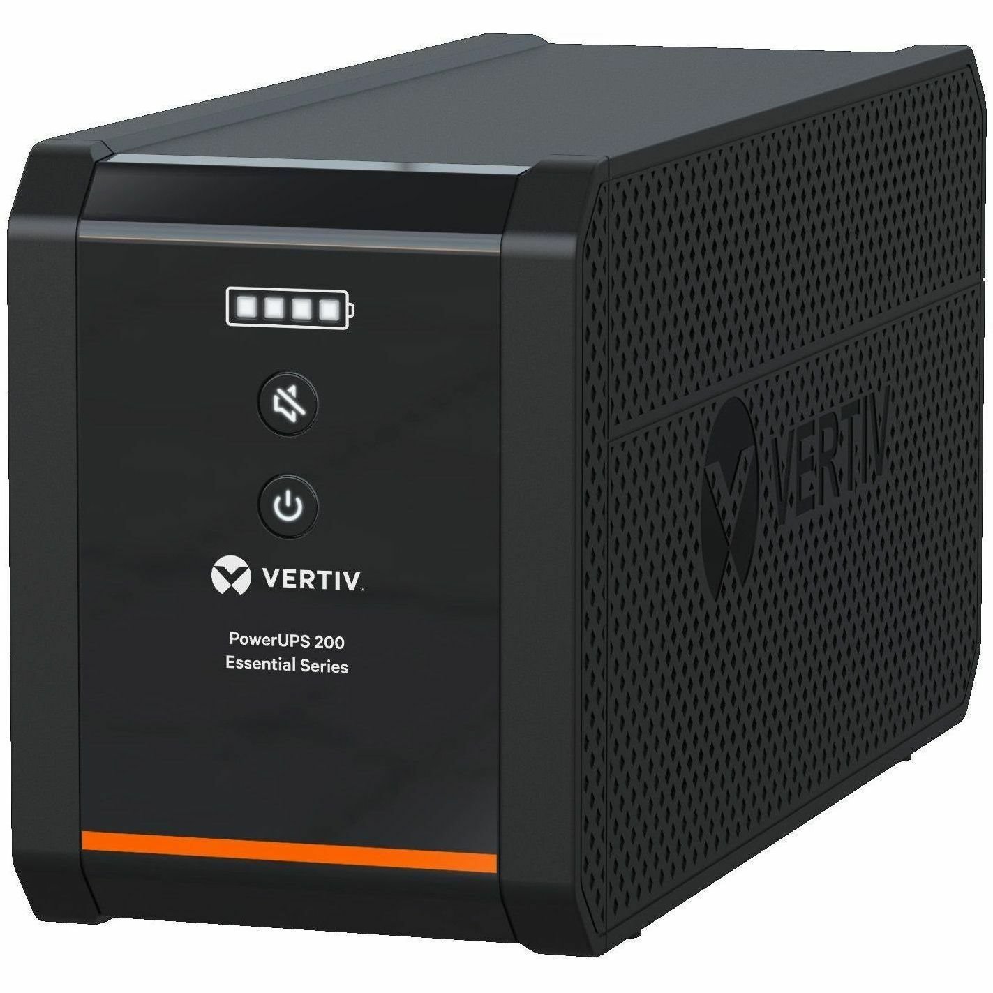 Vertiv PowerUPS 200 Essential PSA6E-1600IT-IEC, 1600VA/925W, AVR, User-Replaceable Batteries, Battery Backup, 6 IEC Outlets, Two-Year Warranty