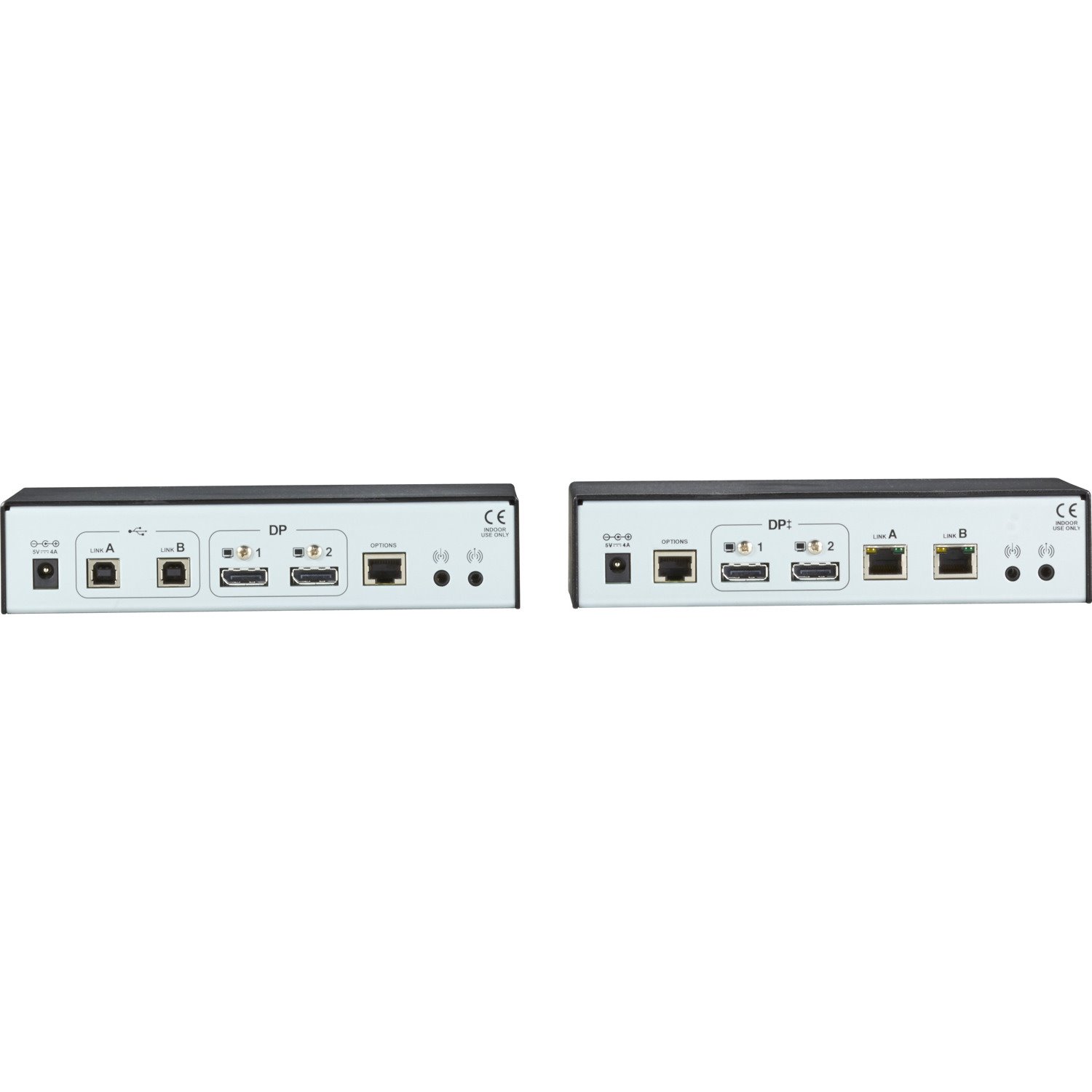 Black Box Dual-Head DisplayPort KVM Extender over CATx