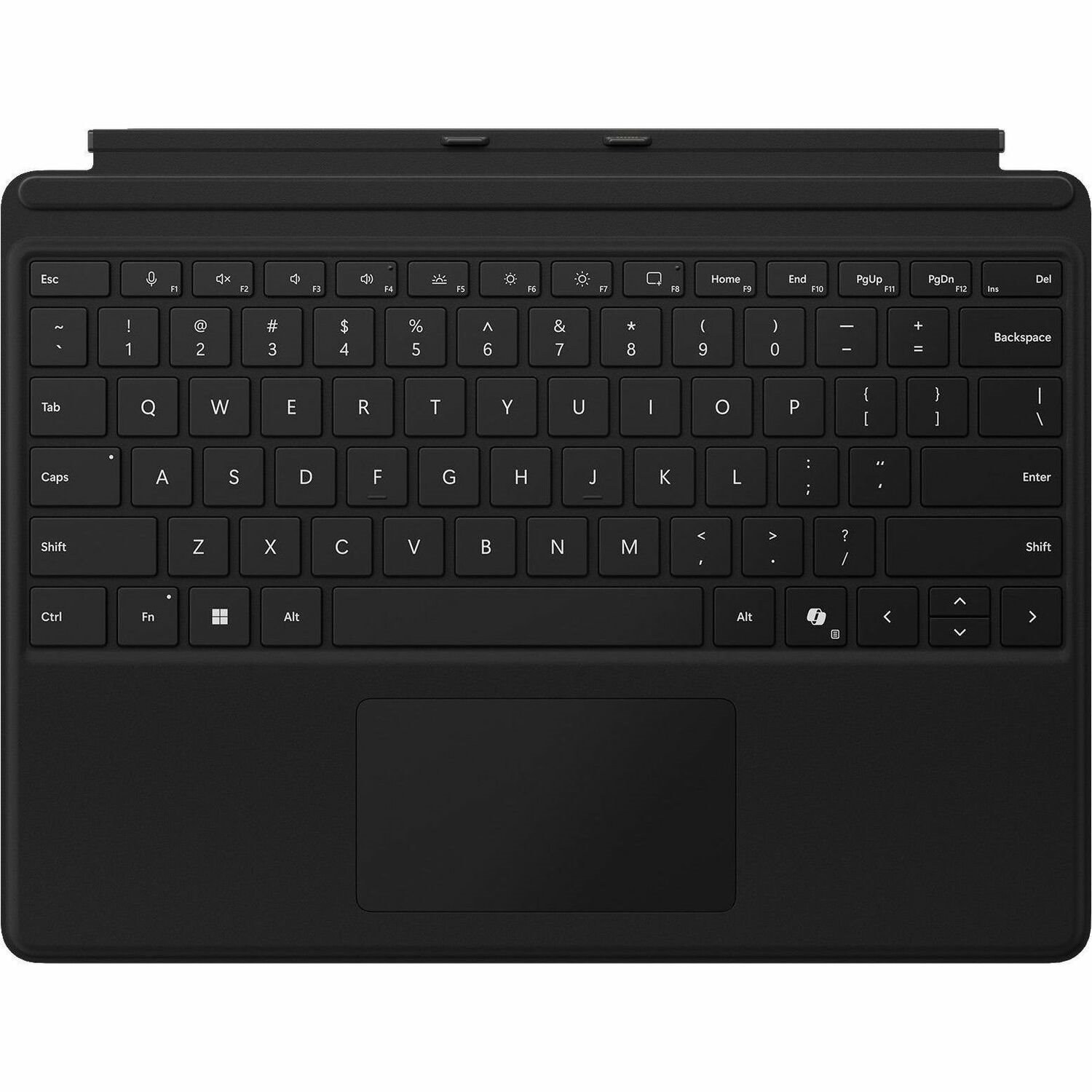Microsoft Keyboard/Cover Case Microsoft Surface Pro 10, Surface Pro 11, Surface Pro 8, Surface Pro 9, Surface Pro X Tablet - Black