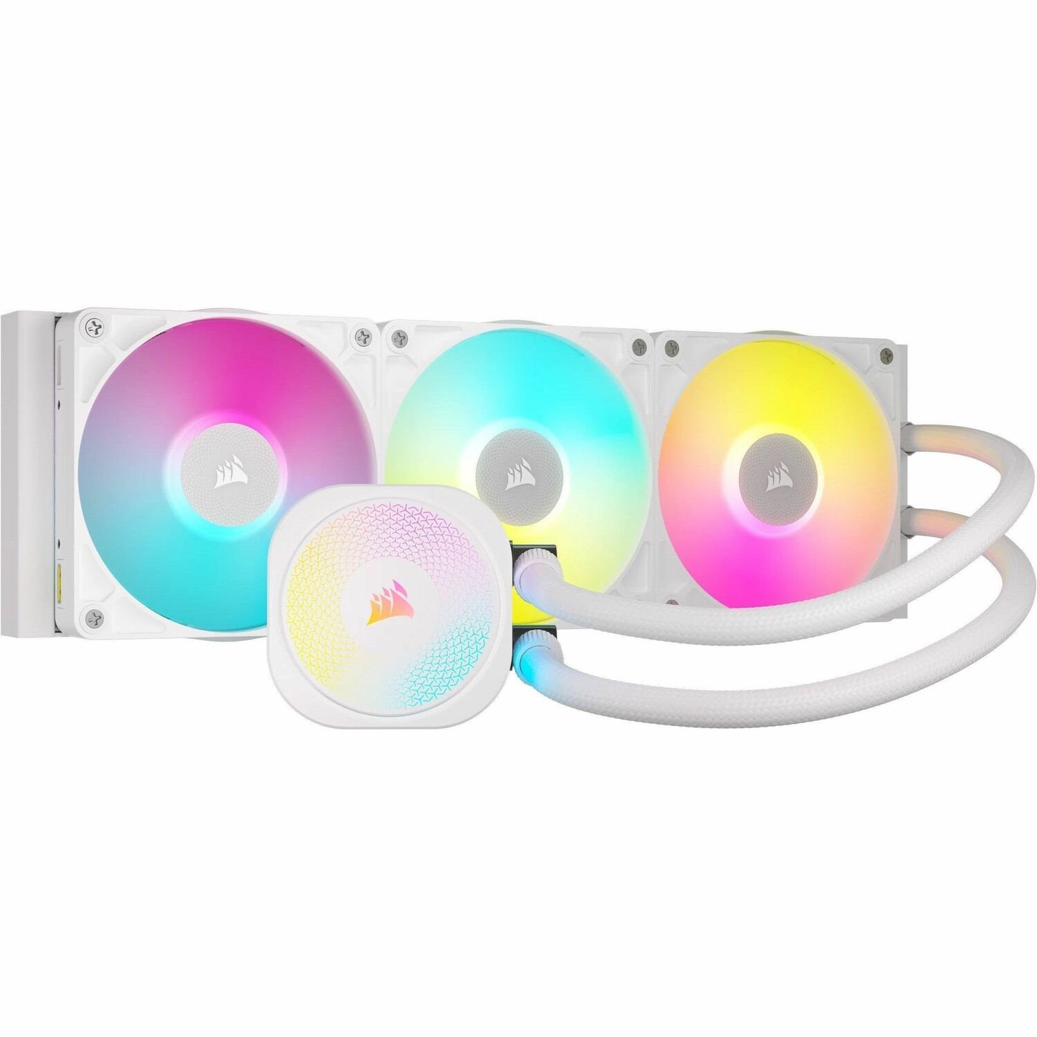 Corsair iCUE LINK TITAN 360 RX RGB AIO Liquid CPU Cooler - White