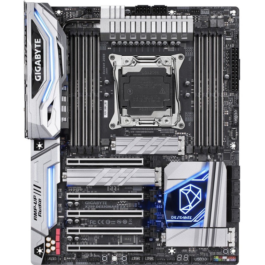 Gigabyte X299 DESIGNARE EX Desktop Motherboard - Intel X299 Chipset - Socket R4 LGA-2066 - Intel Optane Memory Ready - ATX