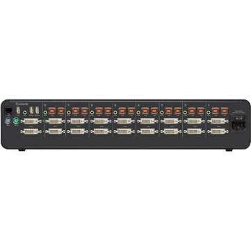 Belkin Advanced Secure 8-Port Dual-Head DVI-I KVM