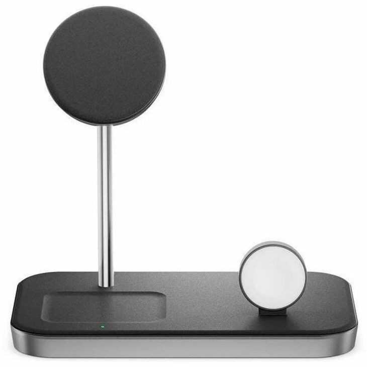 Alogic MagSpeed 3-In-1 Wireless 15W Charging Station With 20W Wall Adapter