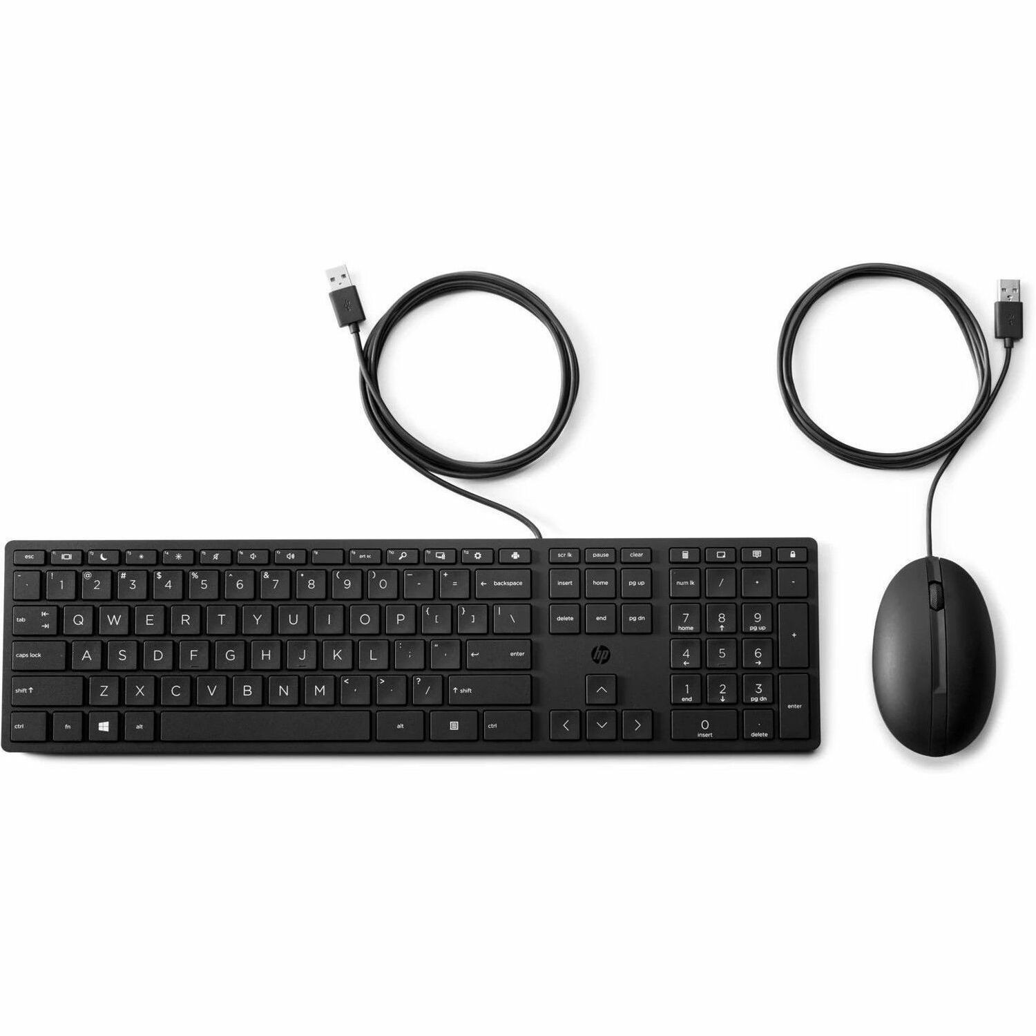 HP Wired Desktop 320MK Tastatur & Maus - Italienisch
