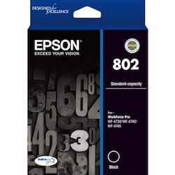 Epson DURABrite Ultra 802 Original Standard Yield Inkjet Ink Cartridge - Black Pack