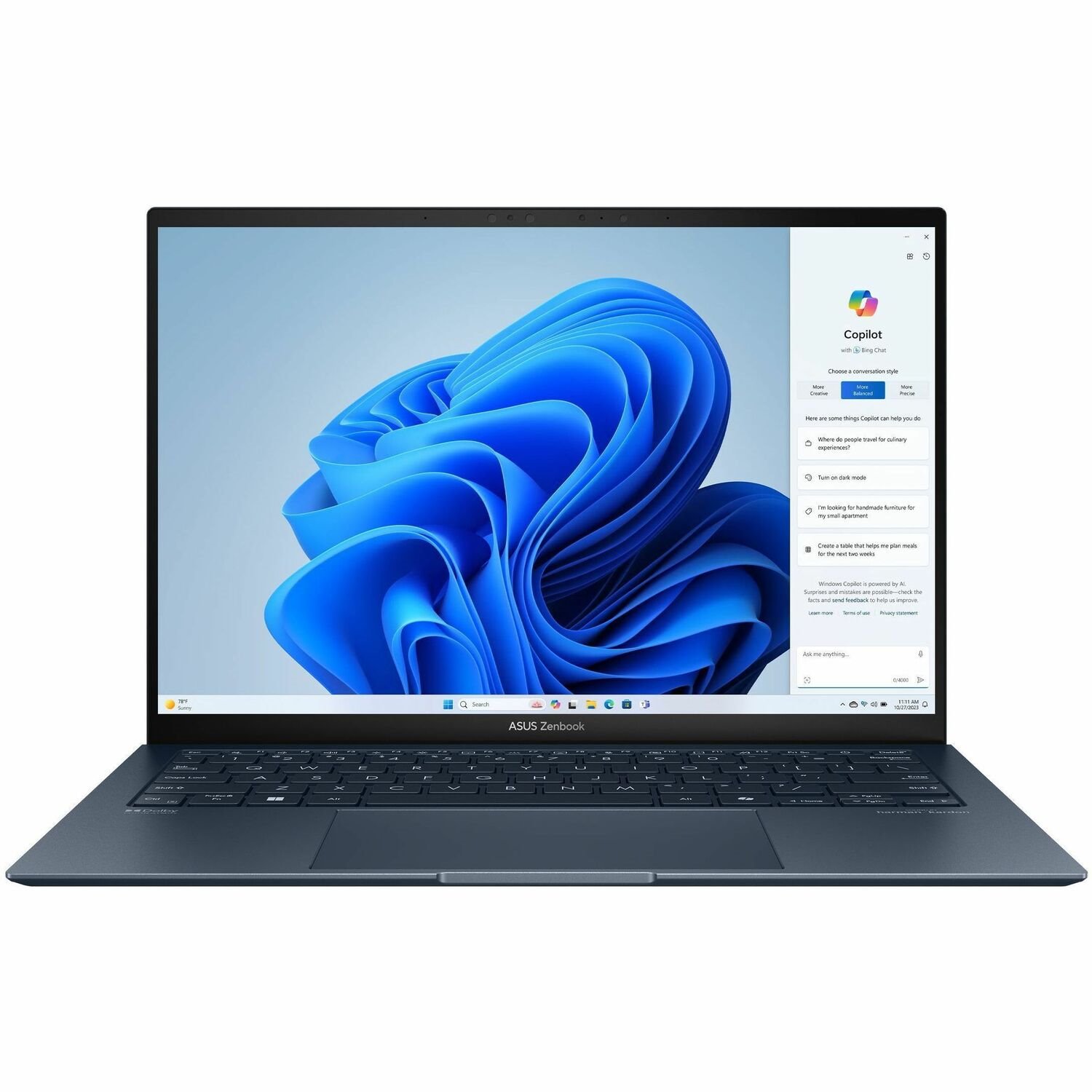 Asus Zenbook S 13 OLED UX5304 UX5304MA-DS71-CA 13.3" Notebook - 3K - Intel Core Ultra 7 155U - Intel Evo Platform - 16 GB - 1 TB SSD