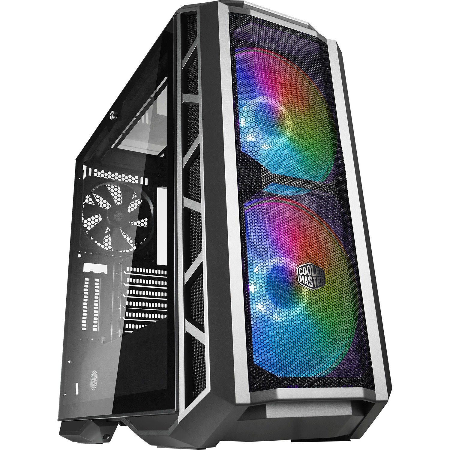 Cooler Master MasterCase MCM-H500P-MGNN-S11 Computer Case - ATX Motherboard Supported - Mid-tower - Steel, Plastic, Mesh, Tempered Glass - Gunmetal Grey