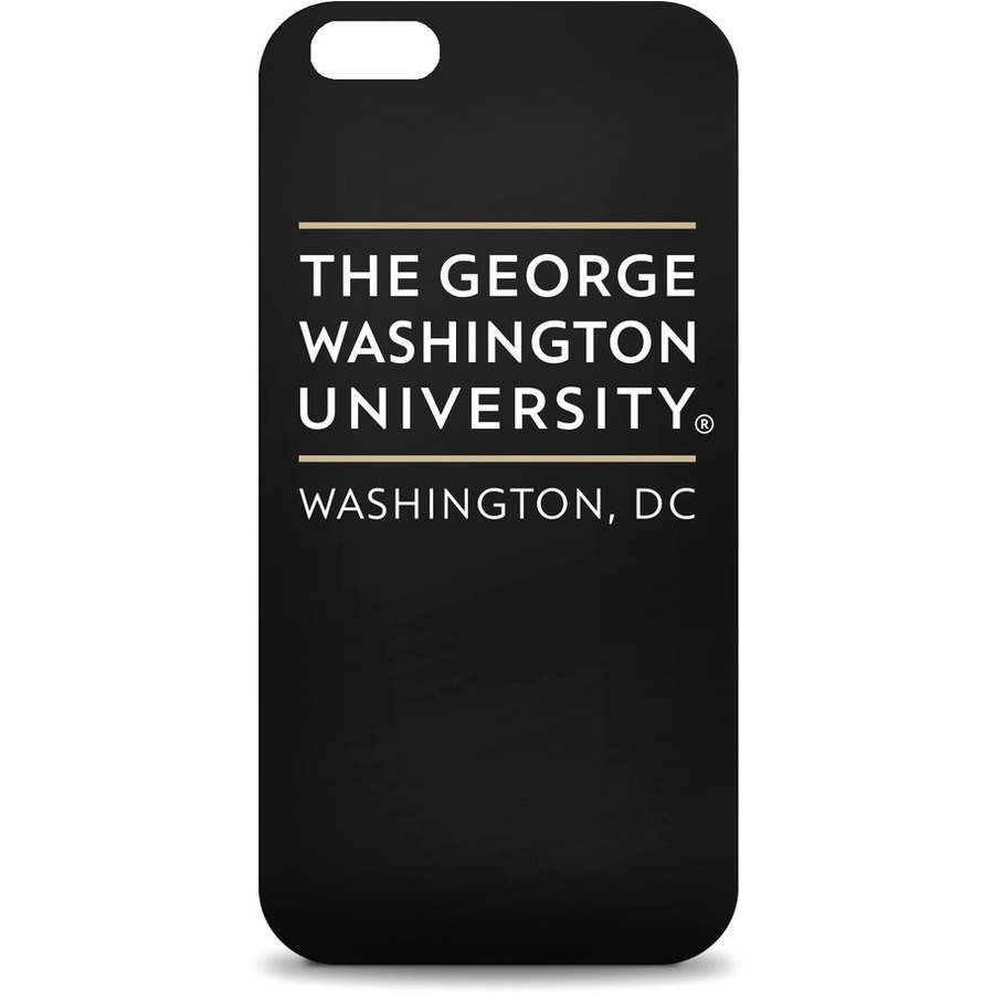 Centon George Washington University Black Phone Case, Classic V1