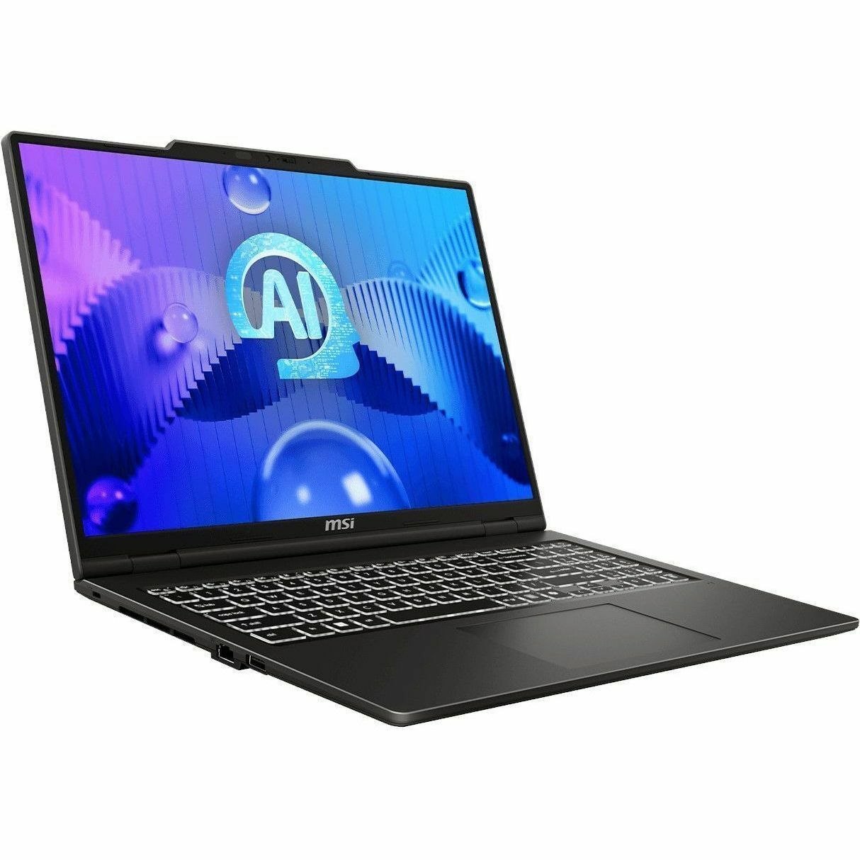 MSI Venture 16 AI A1M Venture 16 AI A1MTG-048US 16" Touchscreen Notebook - Full HD Plus - 60 Hz - Intel Core Ultra 5 125H - 16 GB - 512 GB SSD - Solid Gray