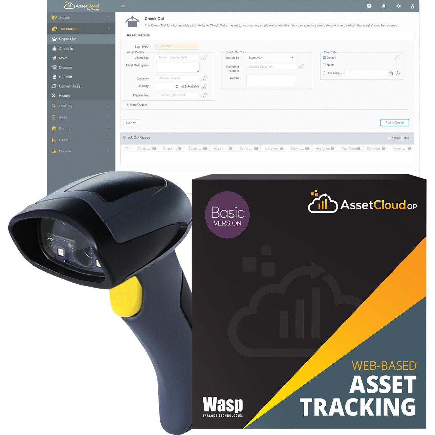 Wasp WWS650 Handheld Barcode Scanner - Wireless Connectivity