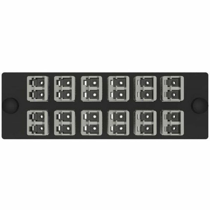 Panduit Opticom&reg; Keyed P-Keyed White/Non-Keyed FAP, OM4, 12 LC Duplex