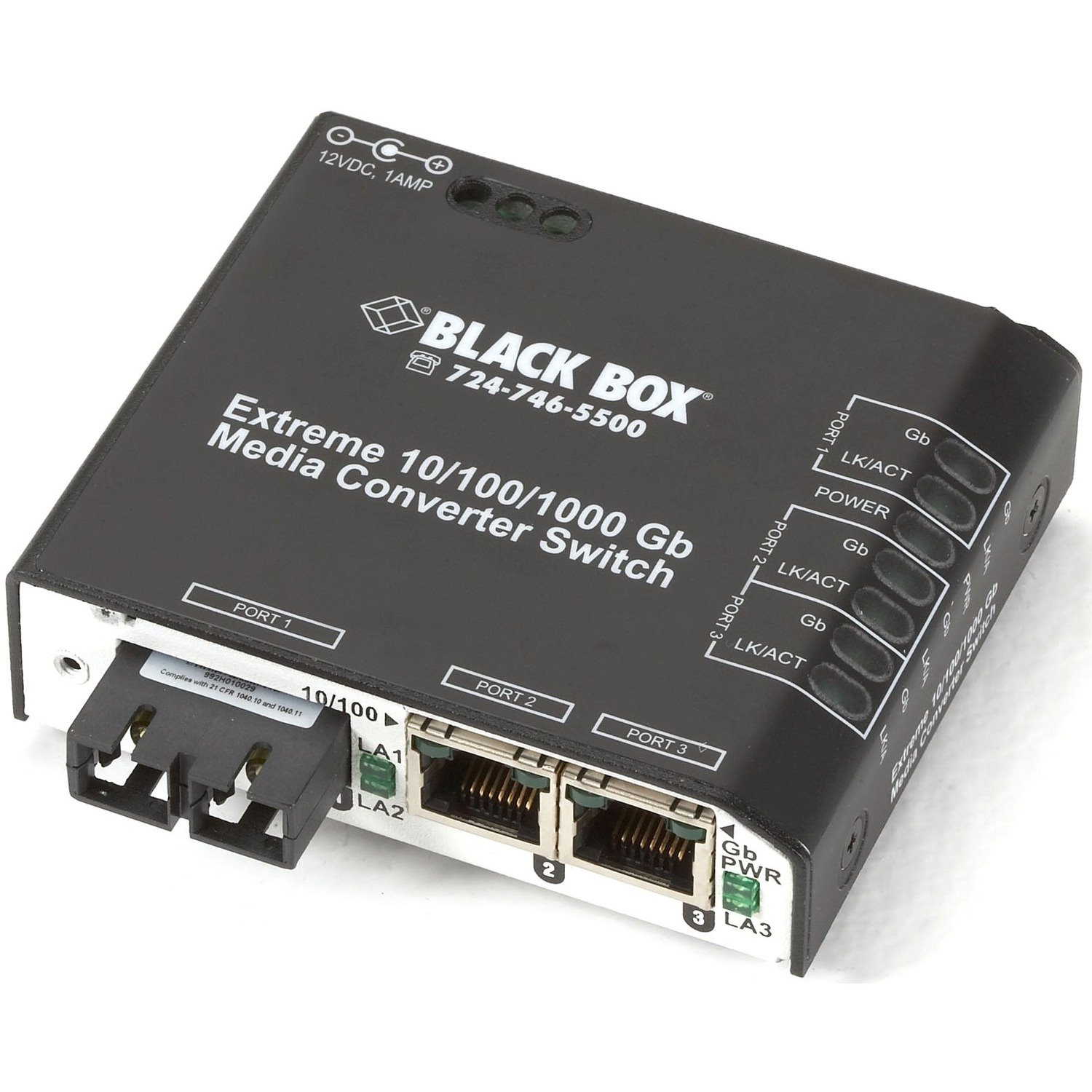 Black Box LBH2000 Transceiver/Media Converter