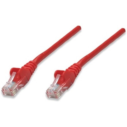 Network Patch Cable, Cat6, 3m, Red, CCA, U/UTP, PVC, RJ45, Gold Plated Contacts, Snagless, Booted, Lifetime Warranty, Polybag