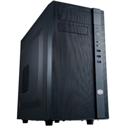 Cooler Master NSE-200-KKN1 Computer Case - Micro ATX, Mini ITX Motherboard Supported - Mini-tower - Steel, Plastic, Metal Mesh - Midnight Black