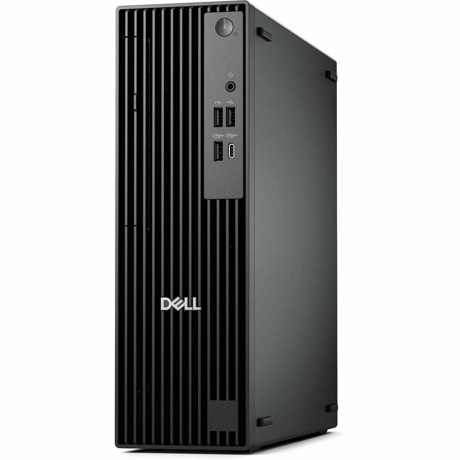 Dell Pro QCS1255 Desktop Computer - AMD Ryzen 7 PRO 8700G - 16 GB - 512 GB SSD - Slim PC - Standard Black