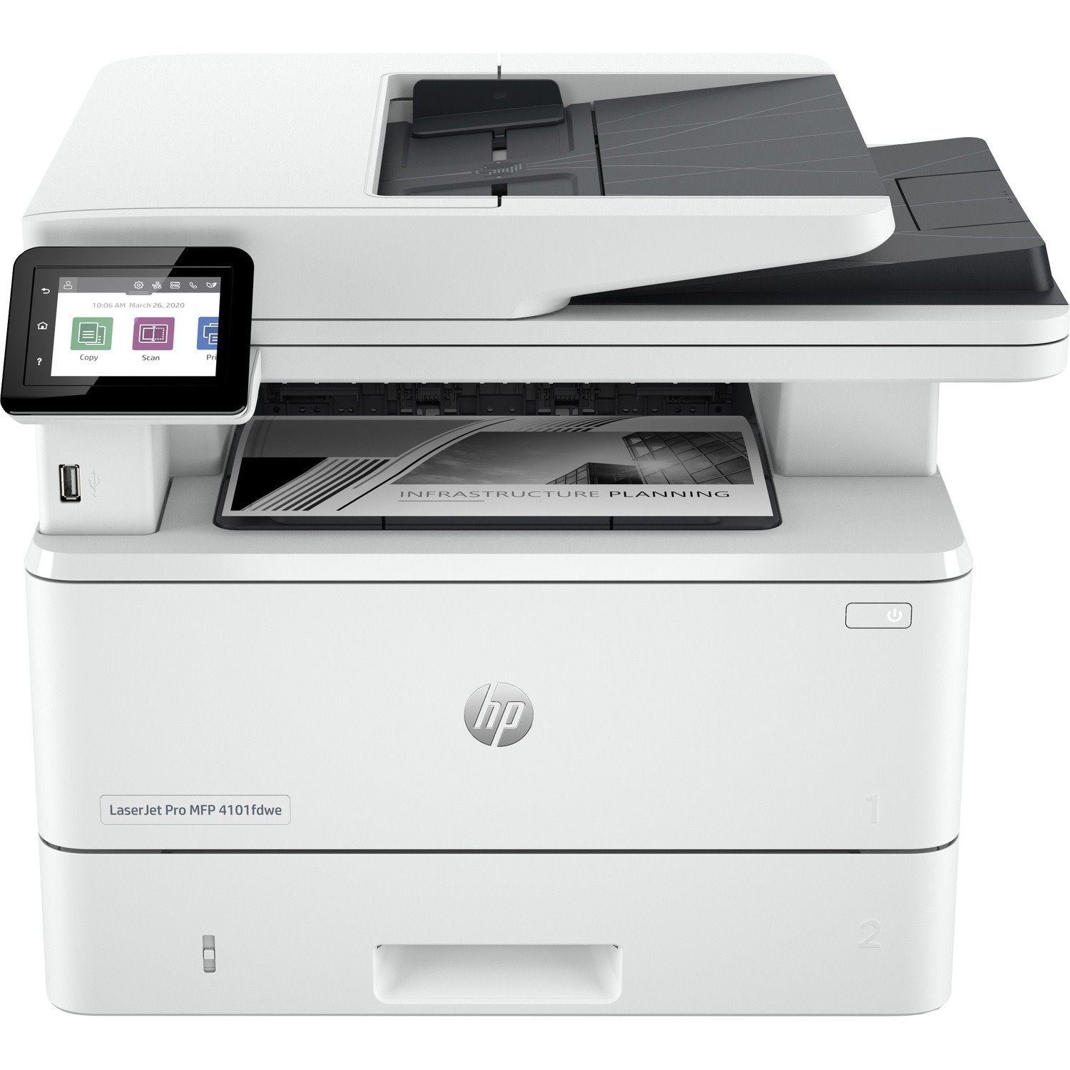 HP LaserJet Pro 4101fdwe Wireless Laser Multifunction Printer - Monochrome