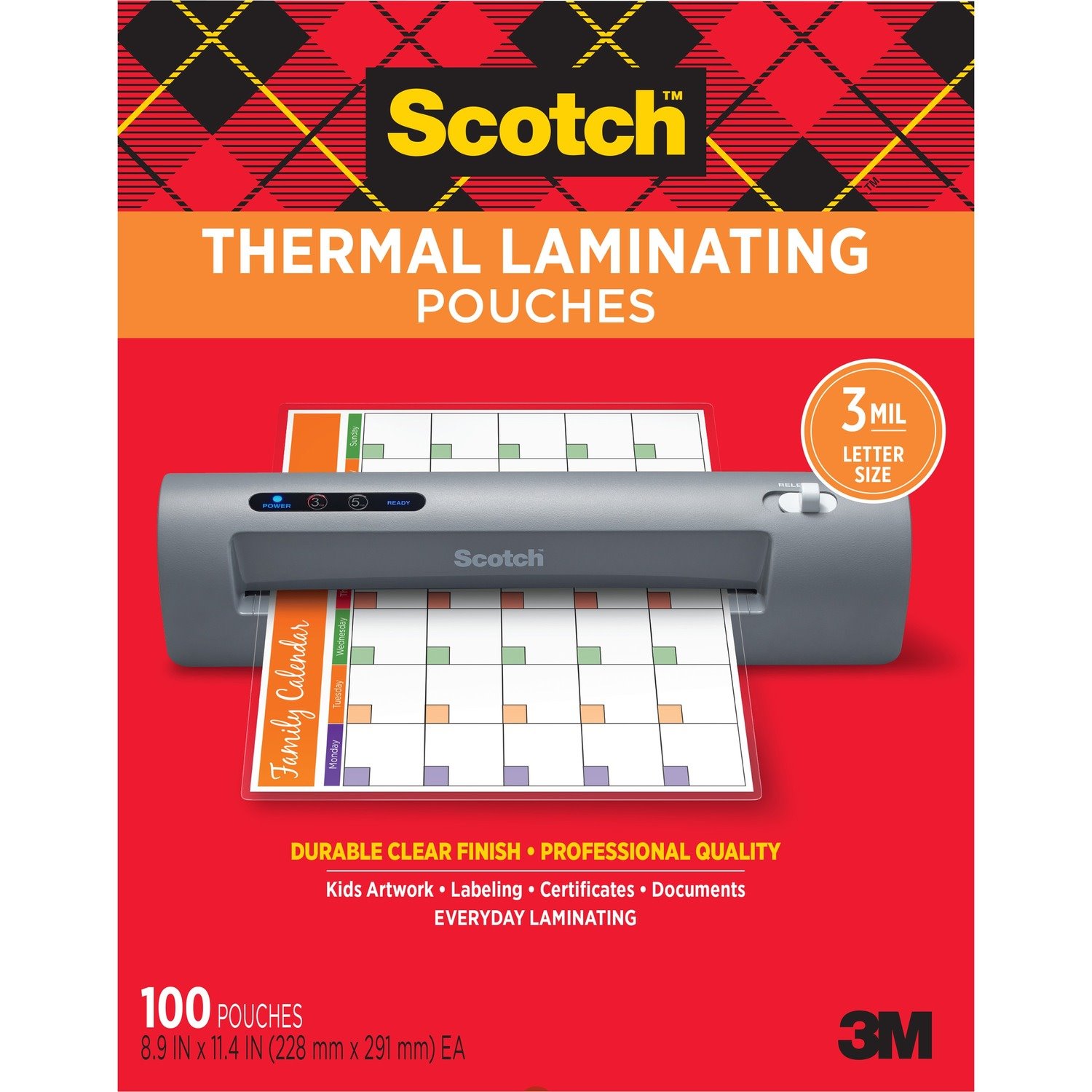 Scotch Thermal Laminating Pouches