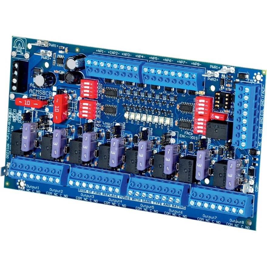 Altronix Dual Input Access Power Controller, 8 Fuse Protected Outputs, Board
