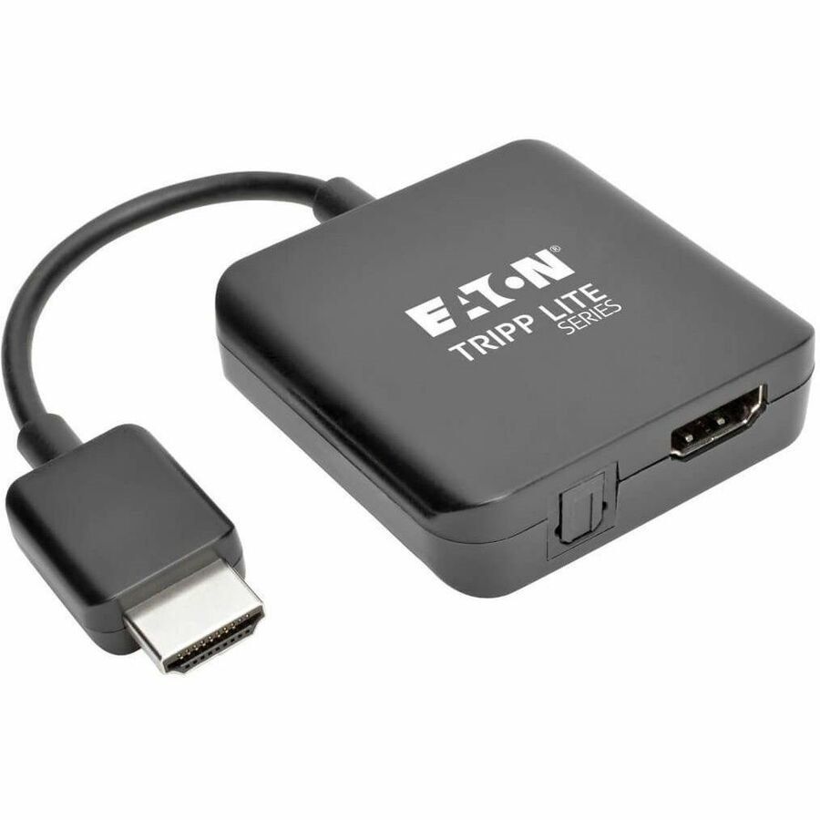 Eaton Tripp Lite Series 4K HDMI Audio De-Embedder/Extractor with TOSLINK and 3.5 mm Stereo Output, 5.1 Channel, HDCP, 4K 30Hz, 6-in. (15.24 cm)