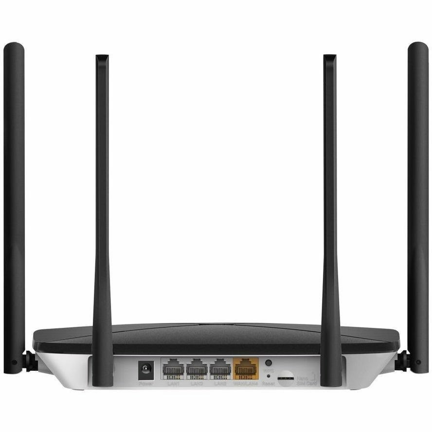 Mercusys MB115-4G Wi-Fi 4 IEEE 802.11b/g/n 1 SIM Cellular Modem/Wireless Router
