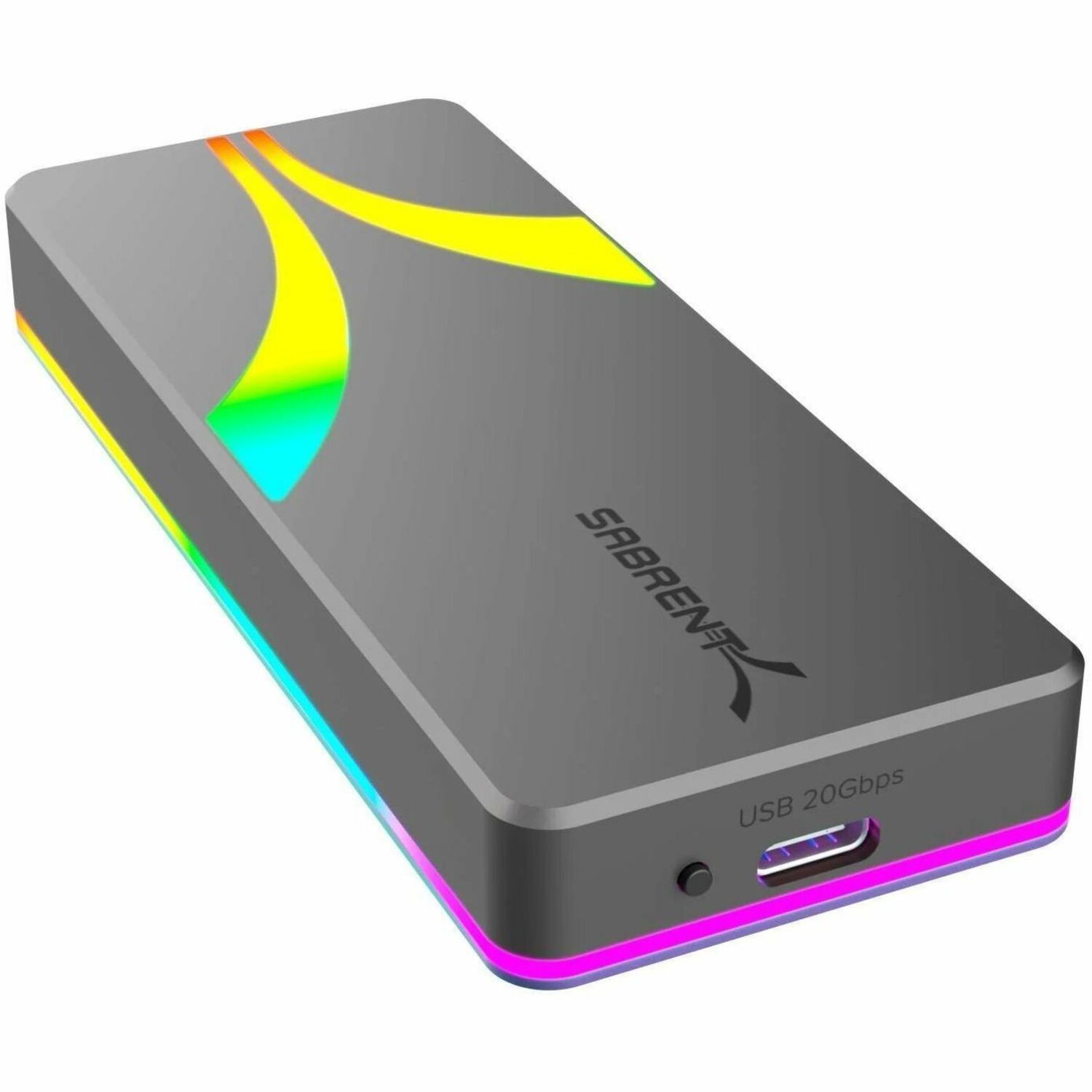 Sabrent Drive Enclosure PCI Express NVMe, M.2, SATA - USB 3.2 (Gen 2x2) Type C Host Interface - UASP Support