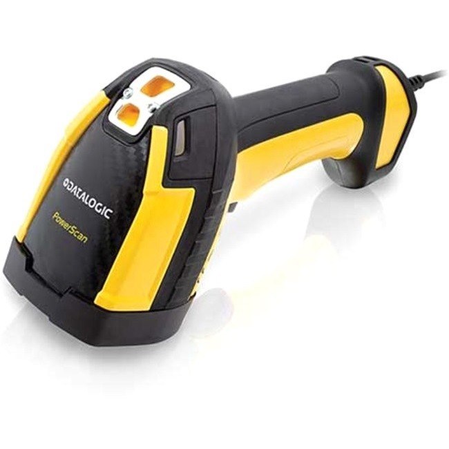 Datalogic PowerScan PD9630 Rugged Manufacturing, Asset Tracking, Inventory, Warehouse, Logistics, Picking, Sorting Handheld Barcode Scanner Kit - Cable Connectivity - Black, Yellow - USB Cable Included