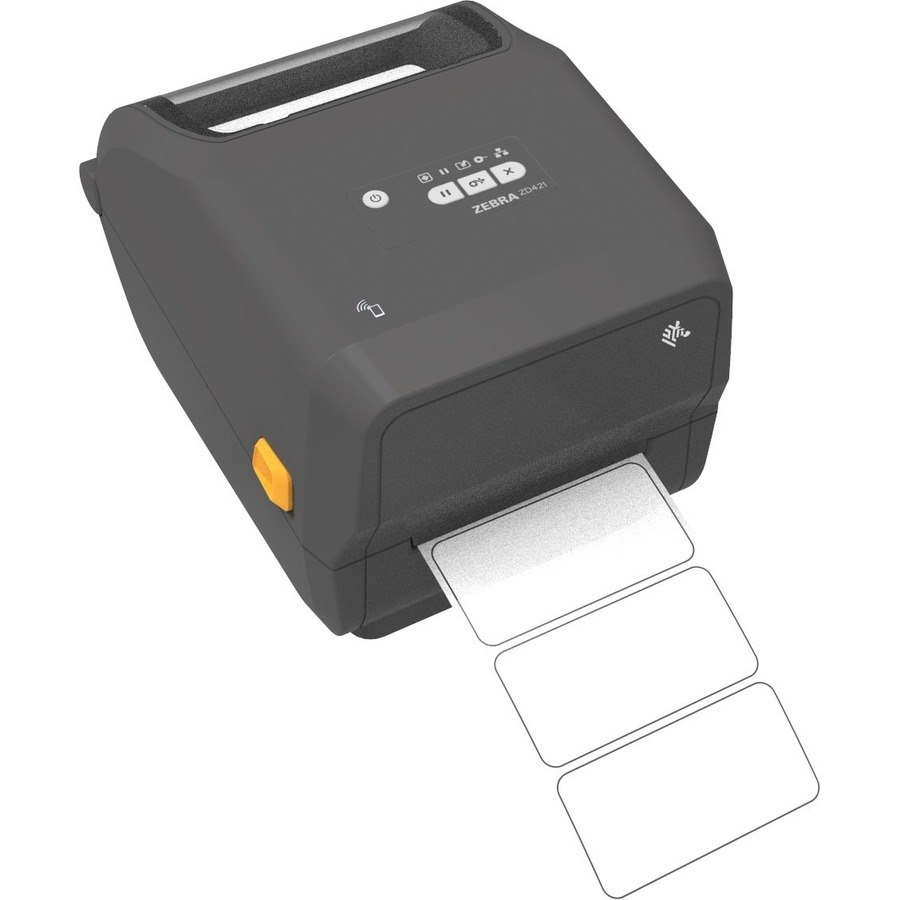 Zebra ZD421c Desktop Thermal Transfer Printer - Monochrome - Label/Receipt Print - USB - USB Host - Bluetooth - Near Field Communication (NFC) - EU, UK