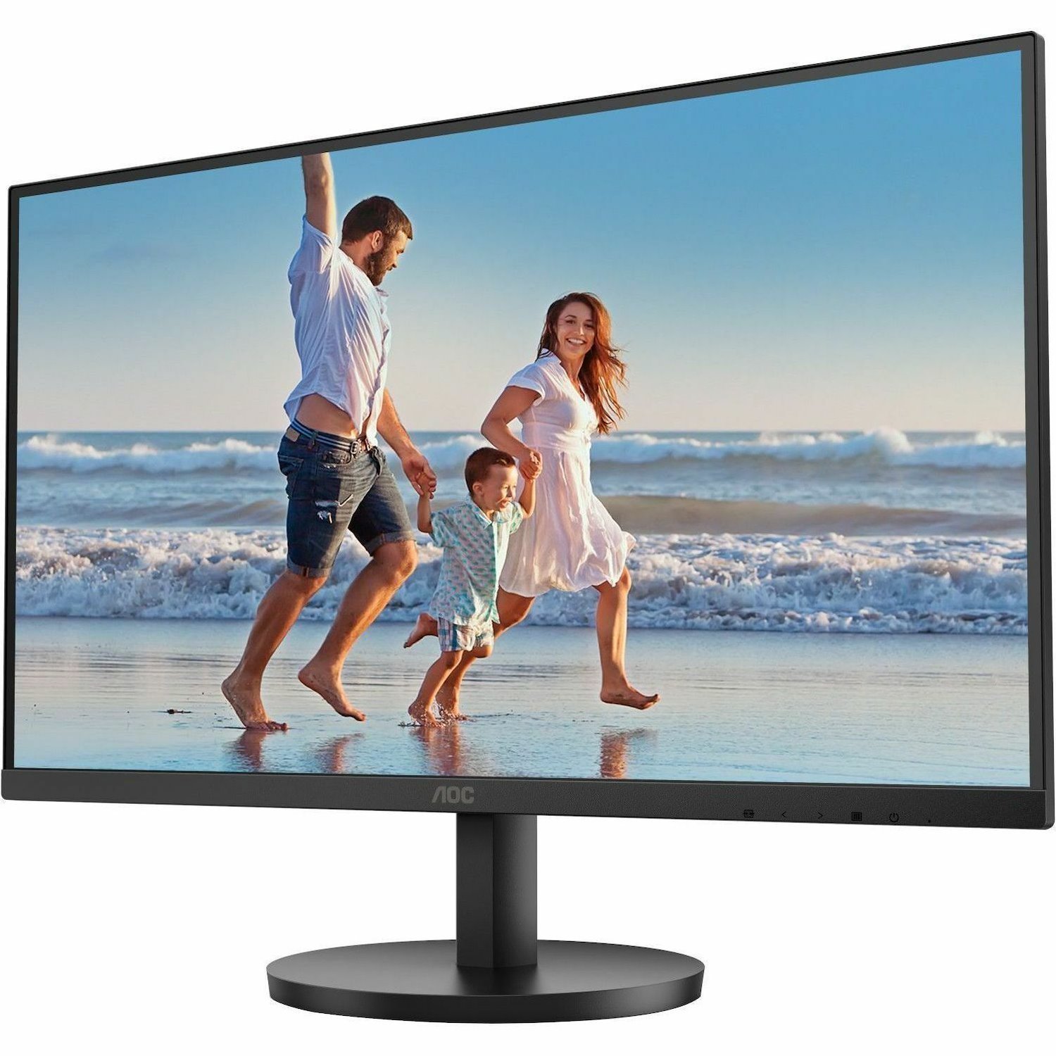 AOC 24B3HM 24" Class Full HD LED Monitor - 16:9 - Black