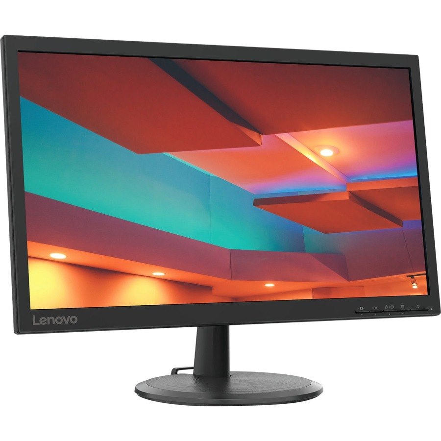 Lenovo D22-20 22" Class Full HD LCD Monitor - 16:9 - Raven Black