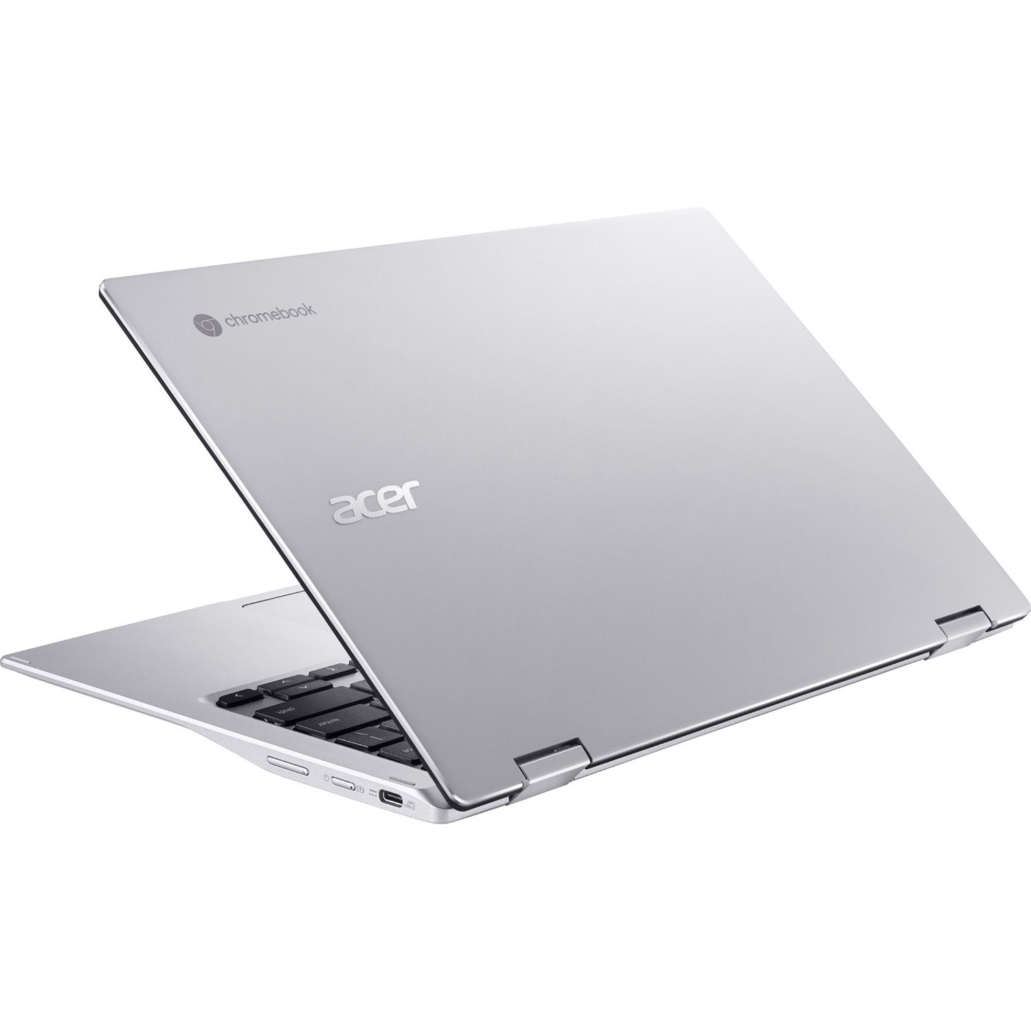 Acer Chromebook Spin 513 CP513-1H CP513-1H-S60F 13.3" Touchscreen Convertible 2 in 1 Chromebook - Full HD - Qualcomm Snapdragon 7c SC7180 - 4 GB - 64 GB Flash Memory - English (US) Keyboard - Pure Silver