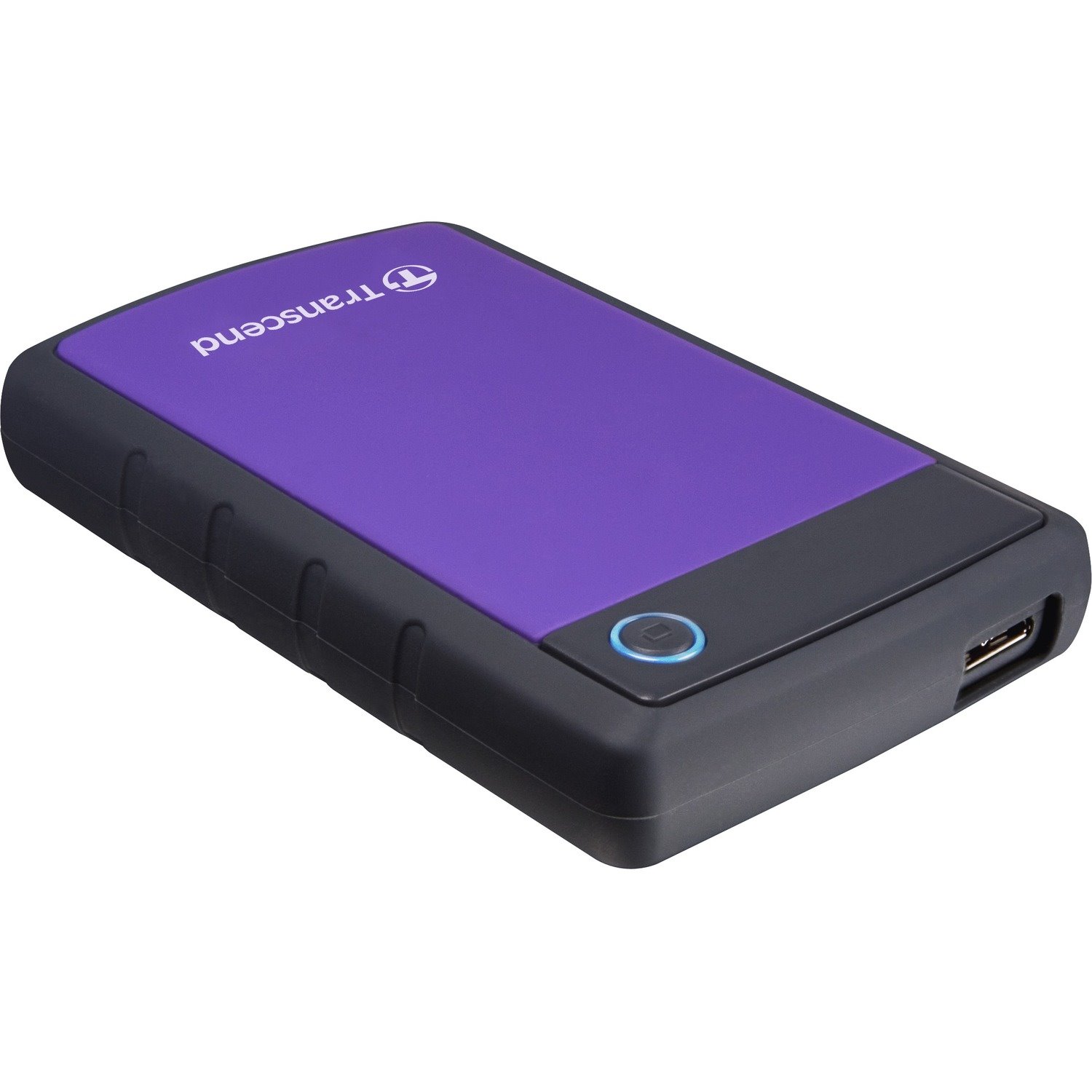 Transcend StoreJet 25H3 4 TB Hard Drive - External - SATA - Purple