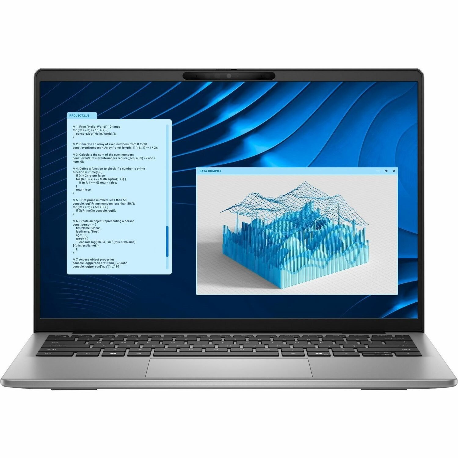 Dell Latitude 5000 5455 35,6 cm (14") Copilot+ PC Notebook - Full HD Plus - 60 Hz - Qualcomm Snapdragon X Plus X1P-42-100 - 16 GB - 512 GB SSD - Belgisch toetsenbord - Titan grijs
