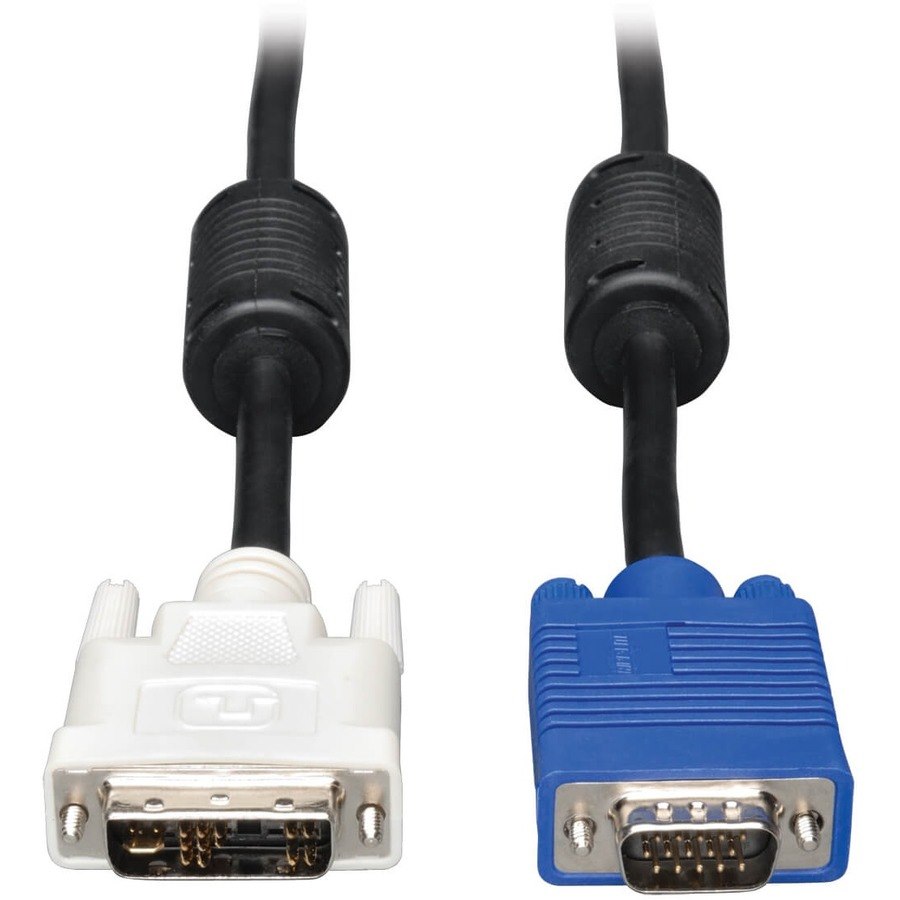 Eaton Tripp Lite Series DVI to VGA High-Resolution Adapter Cable with RGB Coaxial (DVI-A to HD15 M/M), 10 ft. (3.1 m)