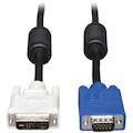 Eaton Tripp Lite Series DVI to VGA High-Resolution Adapter Cable with RGB Coaxial (DVI-A to HD15 M/M), 10 ft. (3.1 m)