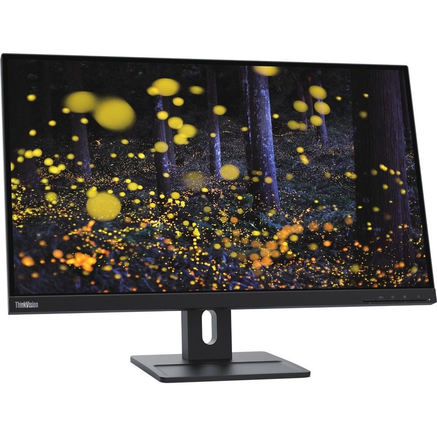 Lenovo ThinkVision E27q-20 27" Class WQHD LED Monitor - 16:9 - Raven Black