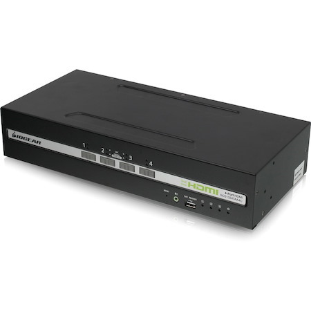 IOGEAR 4-Port Dual View HDMI Secure KVM with Audio and CAC Protection Profile v4.0