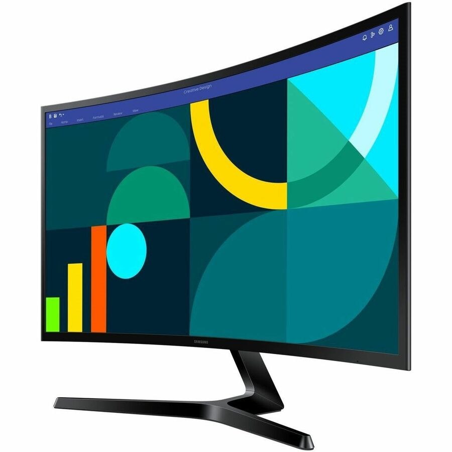 Samsung Essential S3 S27D368GAN 27" Class Full HD Curved Screen LCD Monitor - 16:9 - Black