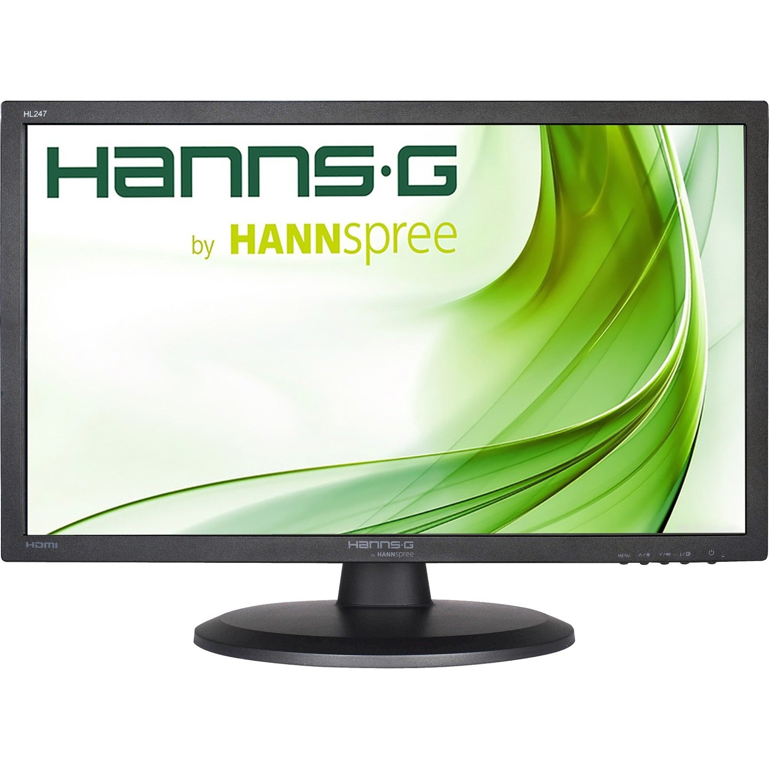 Hanns.G HL 247 HGB 24" Class Full HD LCD Monitor - 16:9 - Textured Black