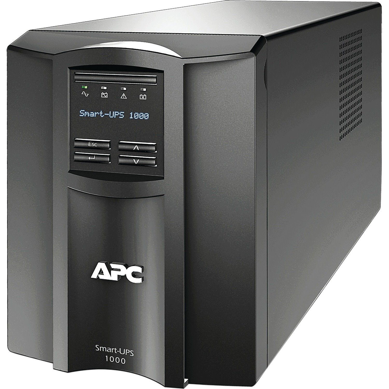 APC Smart-UPS, Line Interactive, 1000VA, Tower, 120V, 8x NEMA 5-15R outlets, SmartConnect Port+SmartSlot, AVR, LCD