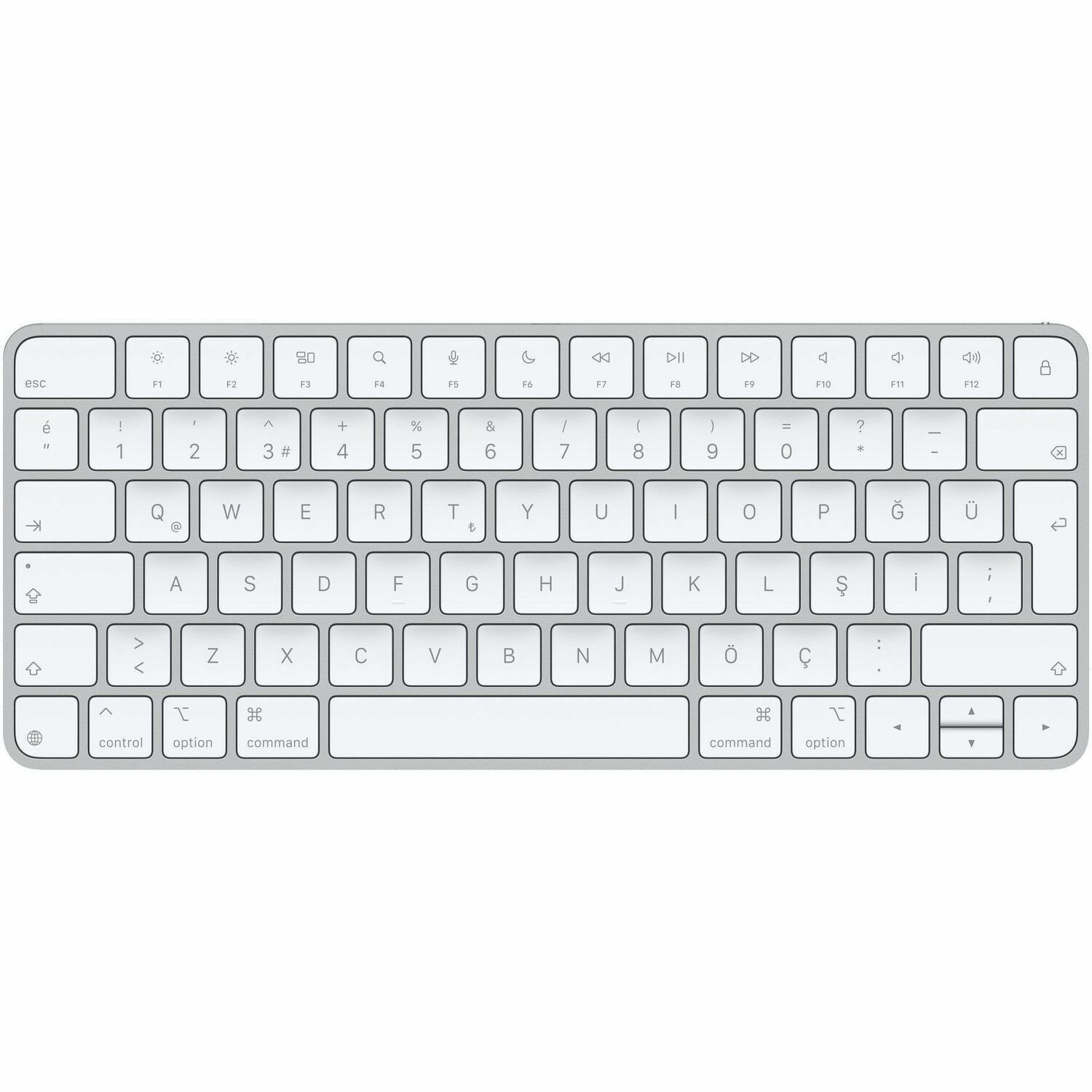 Apple Magic Keyboard - Wired/Wireless Connectivity - USB Type C Interface - Turkish